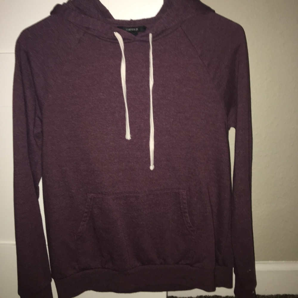 Forever 21 Maroon Hoodie